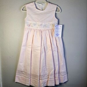 VINTAGE LAVENDER BLUE EMBROIDERED DRESS NWT SIZE 5